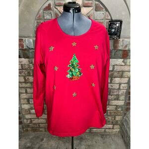 longsleeve tshirt sequin christmas tre